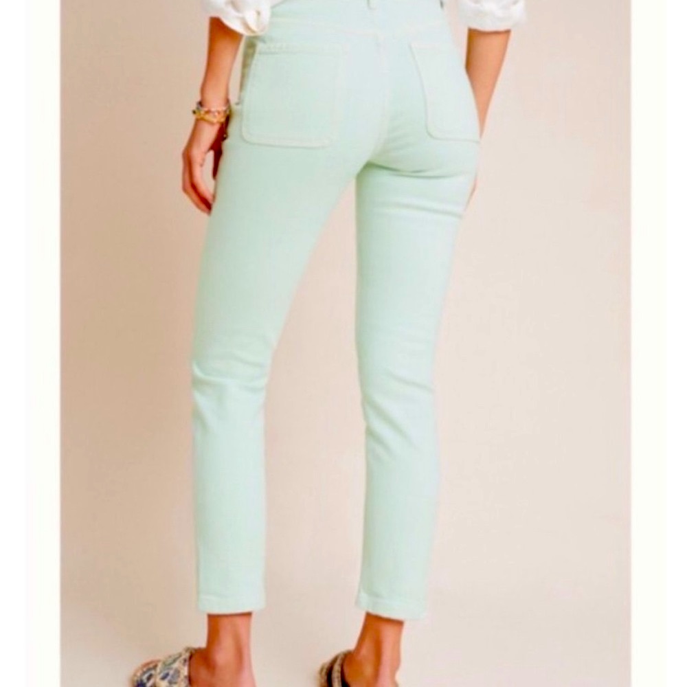 🎀DONATED🎀 Anthropologie High Rise Slim Jean - Picture 2 of 13